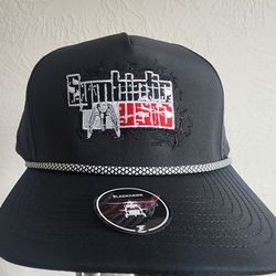 BLACK SYMBIOTIC MUSIC MESH BACK HAT