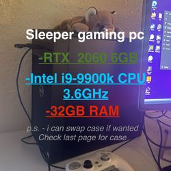 Gaming Pc i9-9900k 3.6Ghz And 2060 Combo