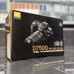 Nikon D7500 Complete Kit ((Take It Home In Payments/ llévatelo a casa en pagos) Only $10 Down 