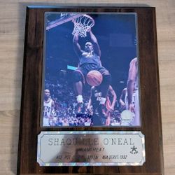 Miami Heat Shaquille O'neal Framed Photo 
