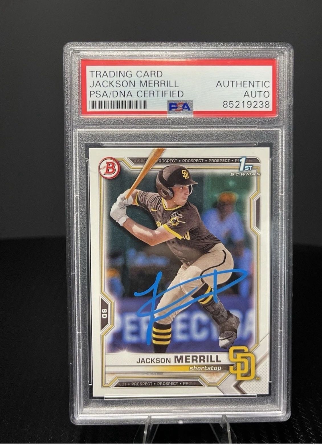 Jackson Merril Auto  San Diego Padres 