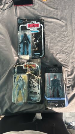 Star Wars black series lot of 3