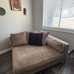 Large couch & Ottoman