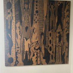 48”x48” P. Rosenberg Ink On Board