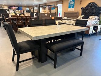 New 6pc Dining Table Set