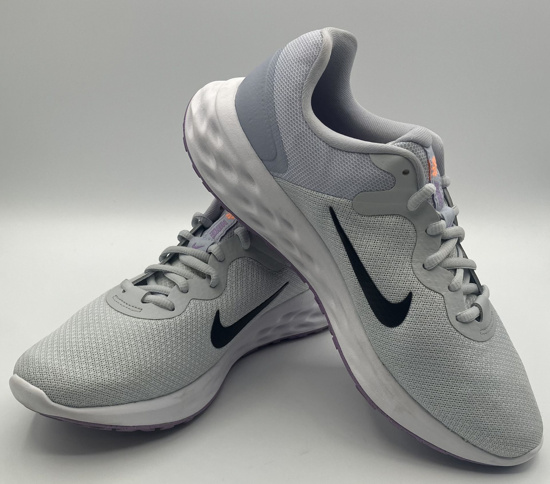 Nike Womens Revolution DC3729 004 Gray Running Shoes Sneakers
