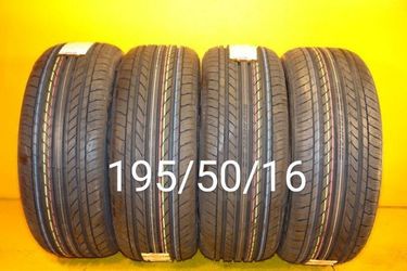 195/50/16 For Sale 4 New Tires We Service Motorcycle Tires