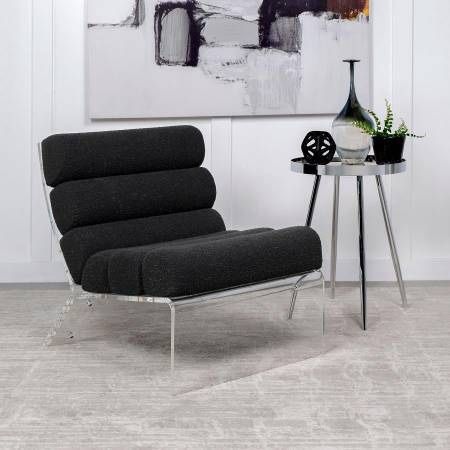 Great Price!  ~Unique Accent or Lounge Chair with Clear Frame~