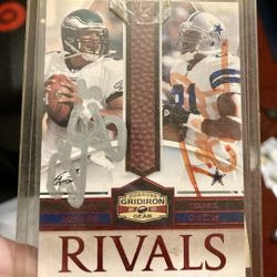 NFL Rivals Signed Football Card