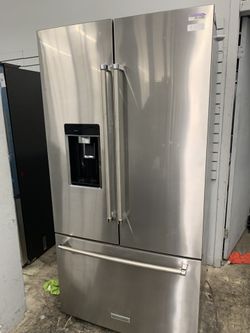 Kitchen aid French door in stainless steel