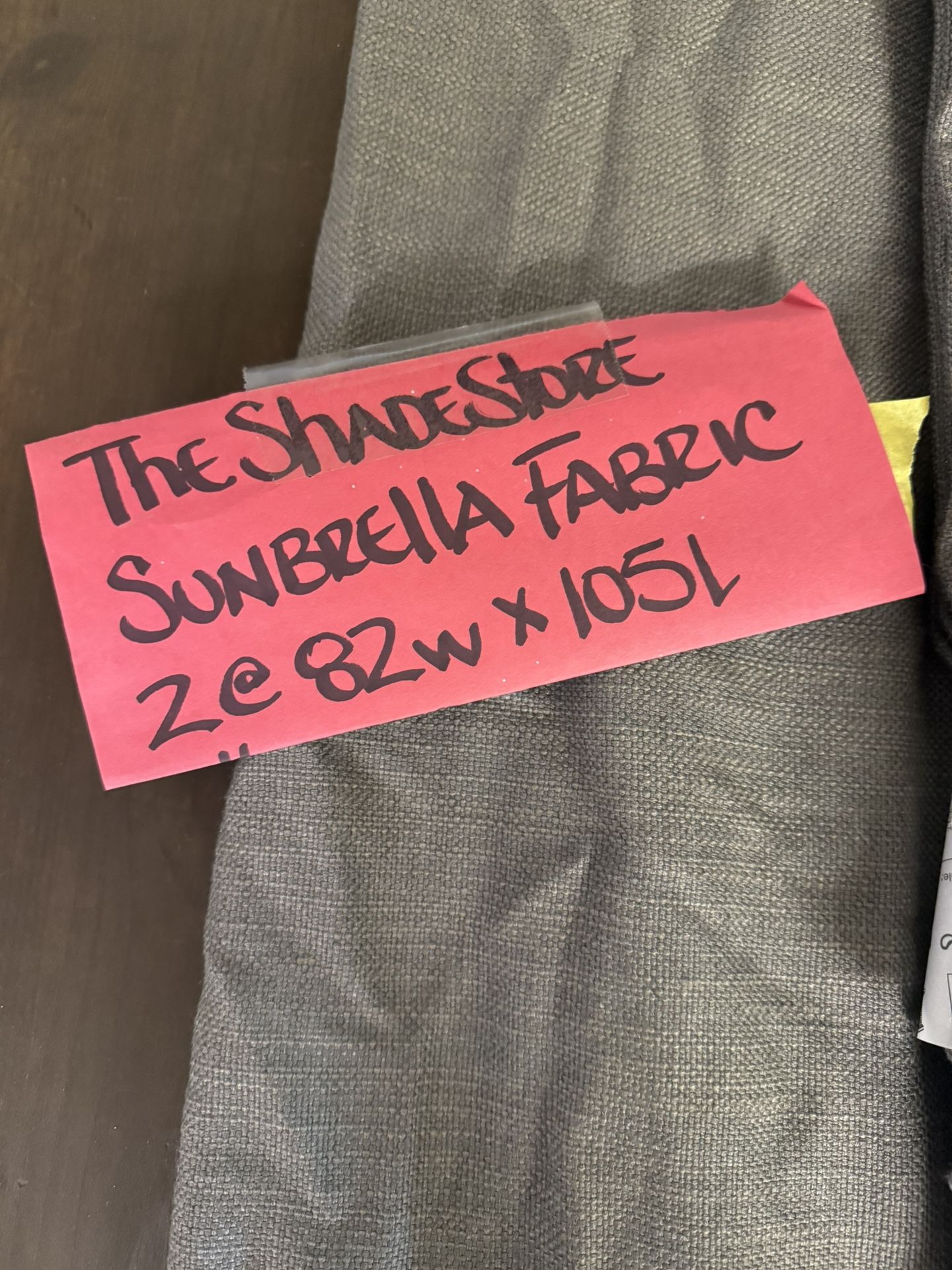 Sunbrella - The Shade Store - outdoor fabric drapes - 2 panels 82”w x 102”l