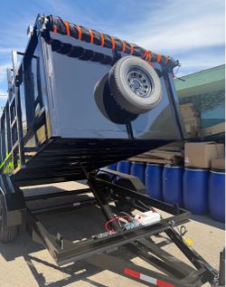 Smooth dump trailer
