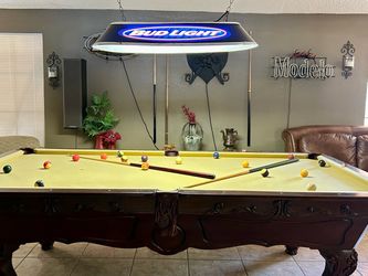 Pool table lamp   48”x18”