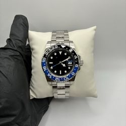 Blue & Black Luxury Watch