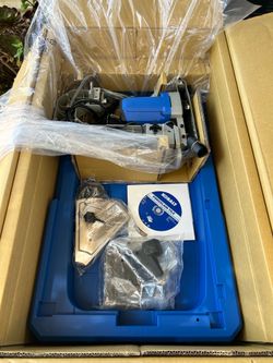 NEW Kobalt Folding Head 9 Amp 7 in Blade Sliding Table Tile Saw w/Stand