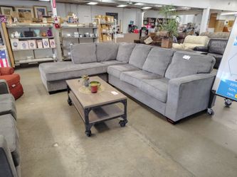 Grey sectional