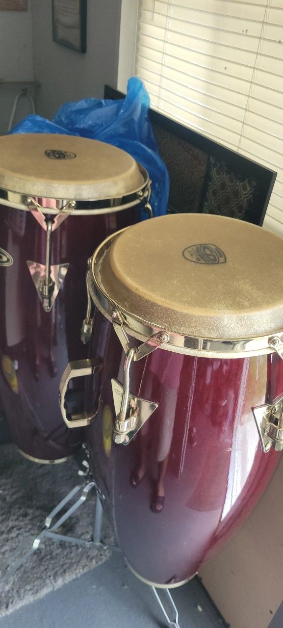 Latin Vibes Ready – CP Congas + Stands! Sizes 10 And 11 Small