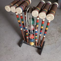 Croquet Game 6 Players 