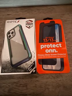 iPhone 13 Pro Case and privacy screen protector