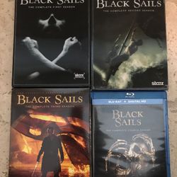 Black Sails DVDs all 4 seasons