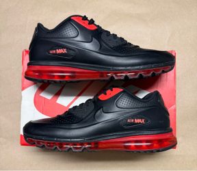Nike Air Max 90 2014 Leather QS Bred Men’s size 13 running shoes Rare!
