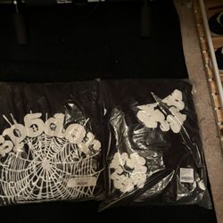 Denim tear, and spider hoodie firm on price both size medium men’s 70 each