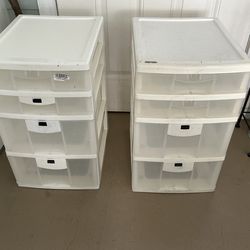 Keter 4 Drawer Plastic Tower Storage Unit 1 left