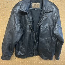 Vintage Leather Motorcycle Jacket