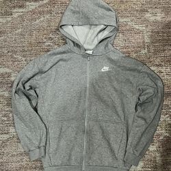 Grey Nike Zip Up