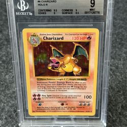 1999 Base Set #4 Charizard Shadowless Holo Rare Pokemon Card BGS 9 for Sale  in Aurora, IL - OfferUp