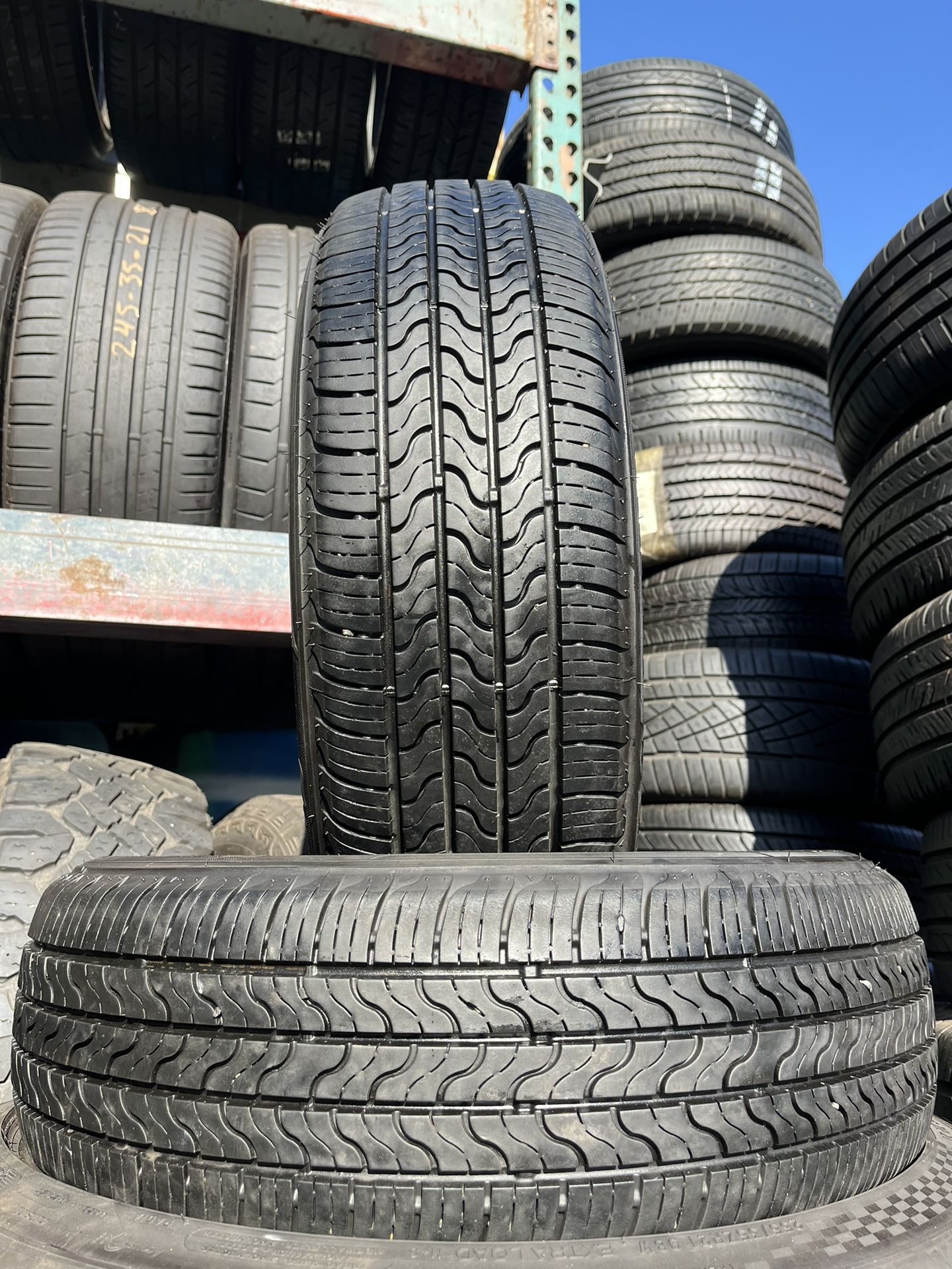 2 FIRESTONE TIRES 185/55/16 FREE MOUNT AND BALANCE