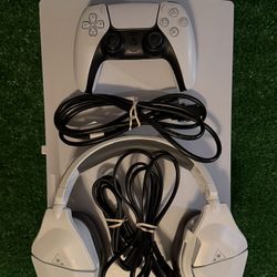 PlayStation 5 Disc With Controller + Turtle Beach Headset USED But Works Perfectly 