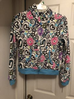 Girls warm & soft jacket with hood