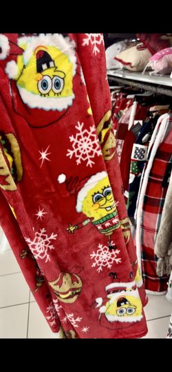 SpongeBob Christmas blanket