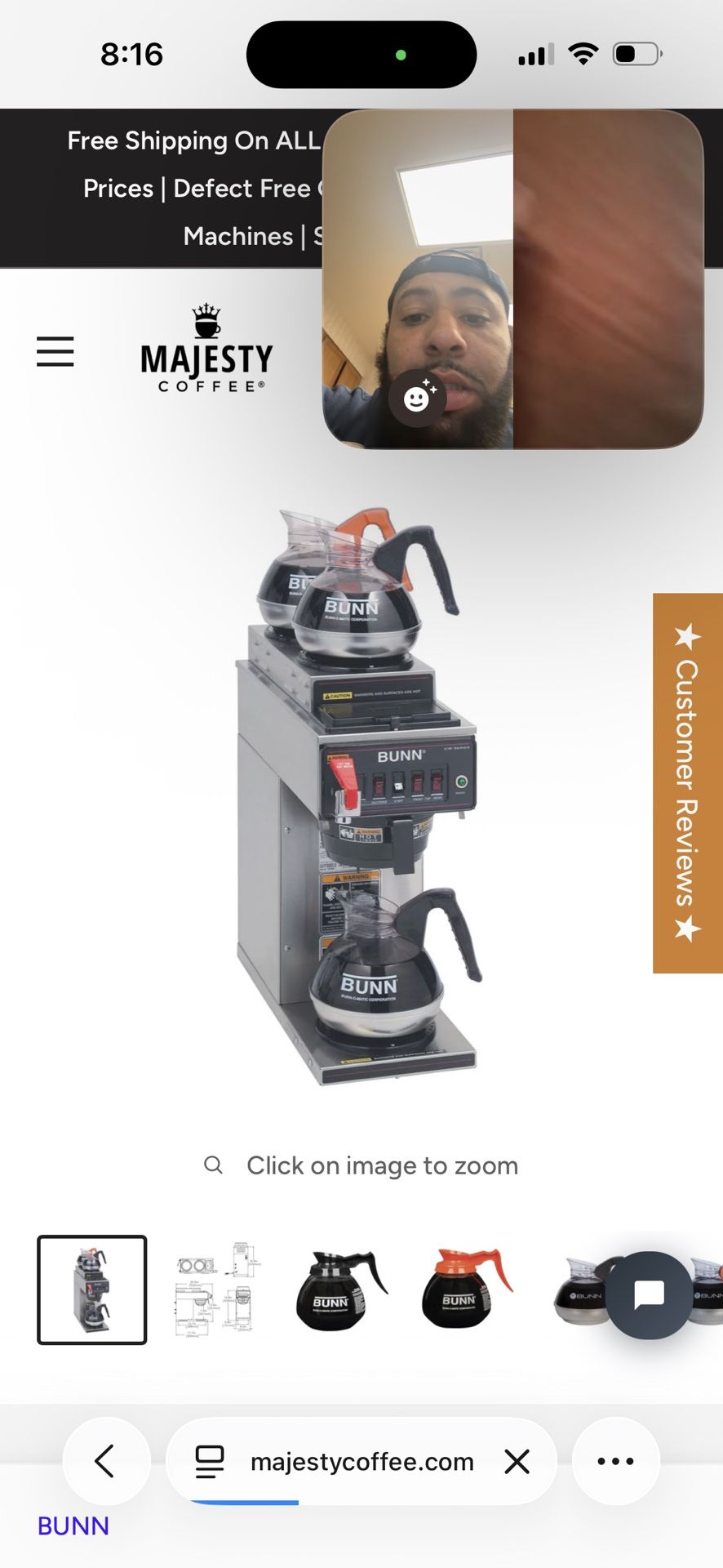 Bunn Commercial Coffee Tea Maker