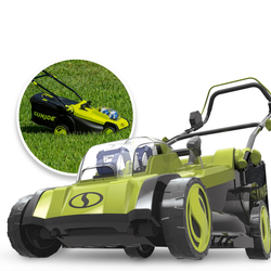 Sun Joe 48-Volt IONMAX Cordless Lawn Mower with Ual Batteries + Charger