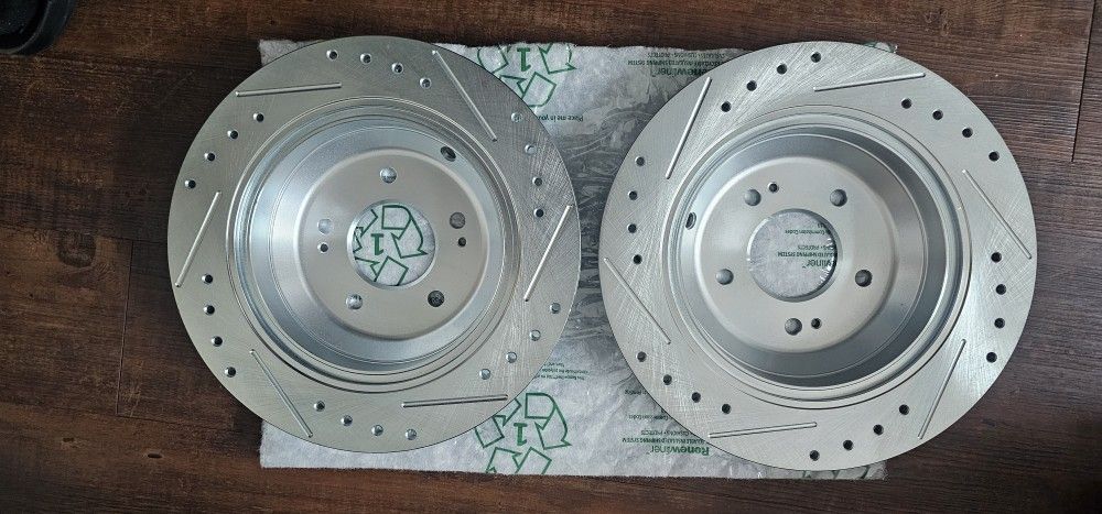 Drilled & Slotted Rear Rotors