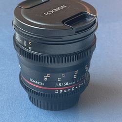 Rokinon 50 mm EF Lens
