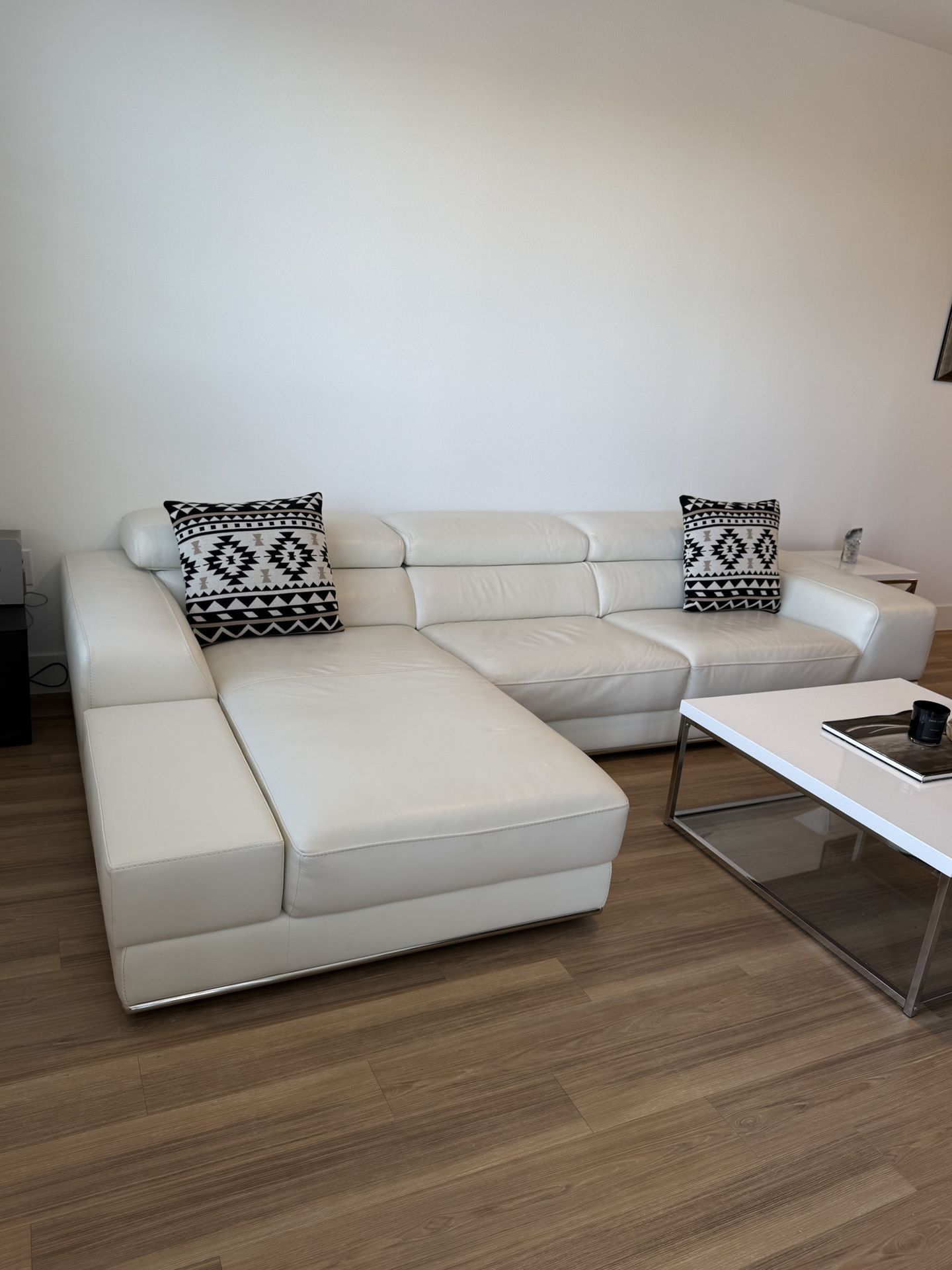 Luxury Italian Leather Modular Sectional