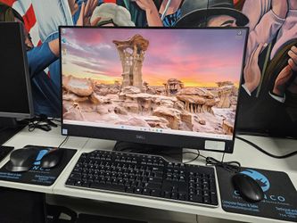 VERY FAST Dell Optiplex All In One 23.5" Eight Core I7 Computer 16 GB RAM 512 GB SSD 