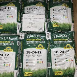 Lesco Pro-50 lb. 18-24-12 Starter Fertilizer (3 For $110)