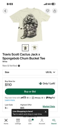 Cactus Jack x Sponge Bob Collab