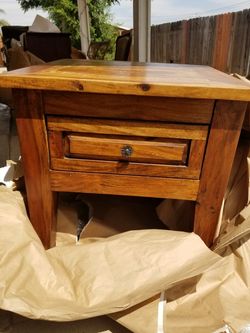 Vintage table with drawer