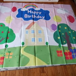 Peppa Pig BACKDROP 