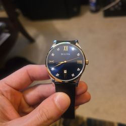Diamond Bulova watch