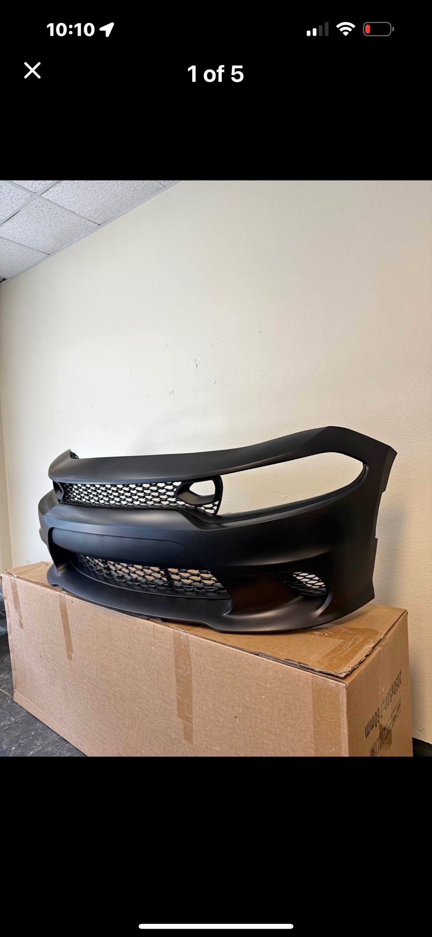 2020 dodge charger srt front bumper