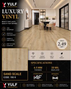 LUXURY VINYL PLANK $2.49
