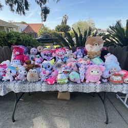 🧸 Huge Plush Collection – Sanrio, Disney, TY & More (Like New)