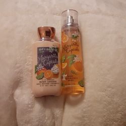 BATH & BODY WORKS SET MARGARITA CUPCAKE 