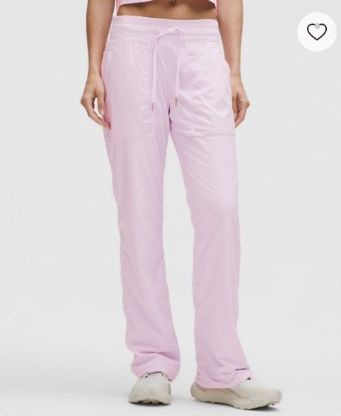 Lululemon Dance Studio Mid-Rise Pant Regular, Pink Organza Size 14 ( Brand New)